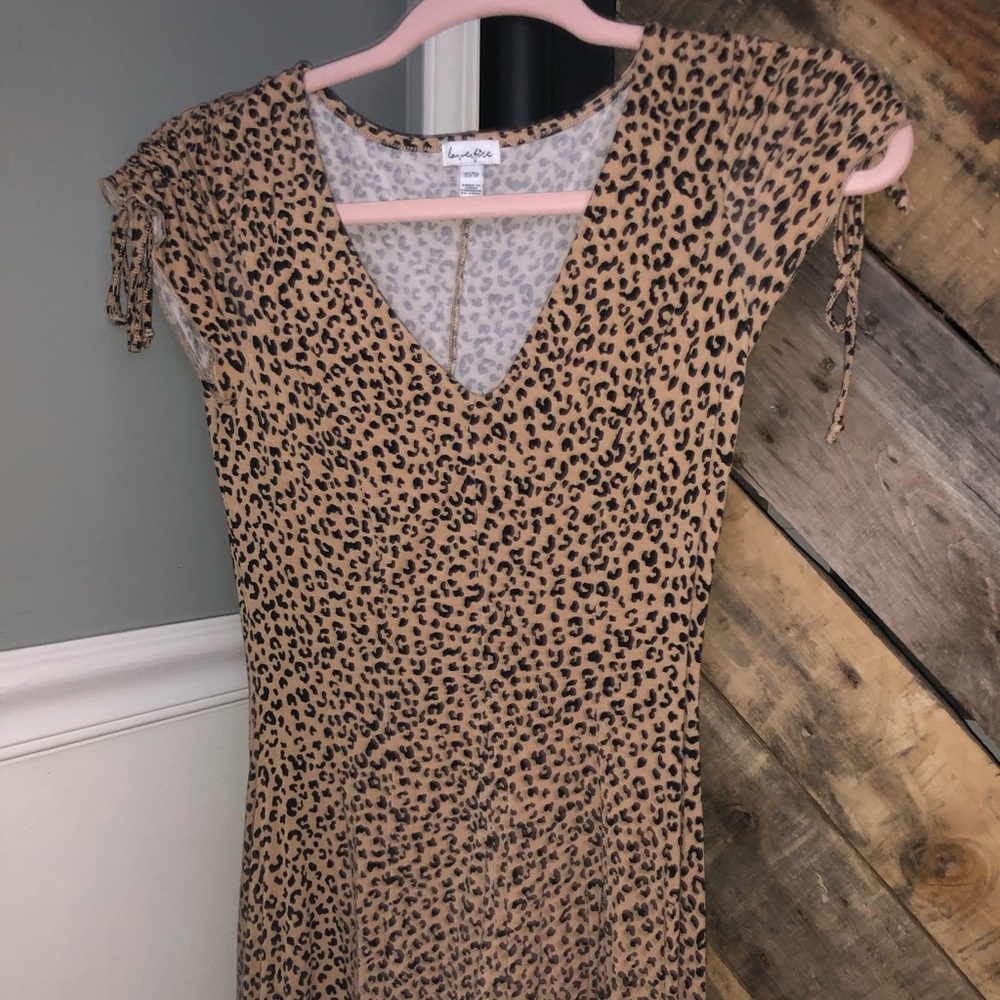 Cheetah mini dress